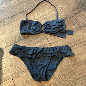 J.Crew Ruffle Bikini Swimsuit